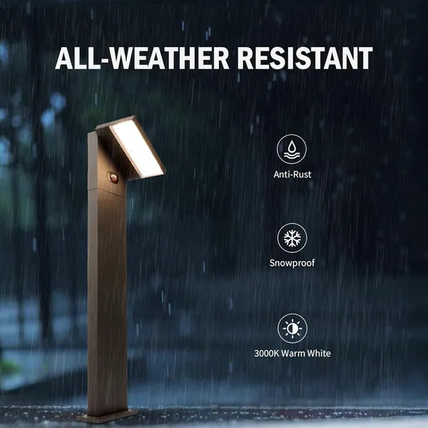 Luces Solares para Senderos Exteriores con Sensor de Movimiento Impermeables IP65 Luces para Senderos de Entrada Cabezal Ajustable 32128