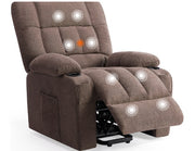 Brown Reclining Sofa