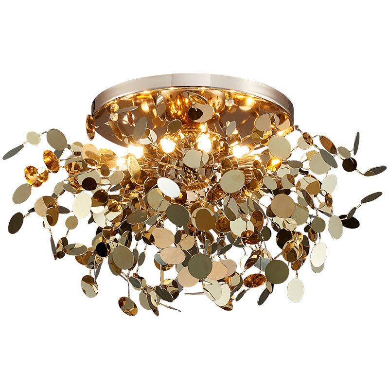 Stainless Steel Blade Chandelier