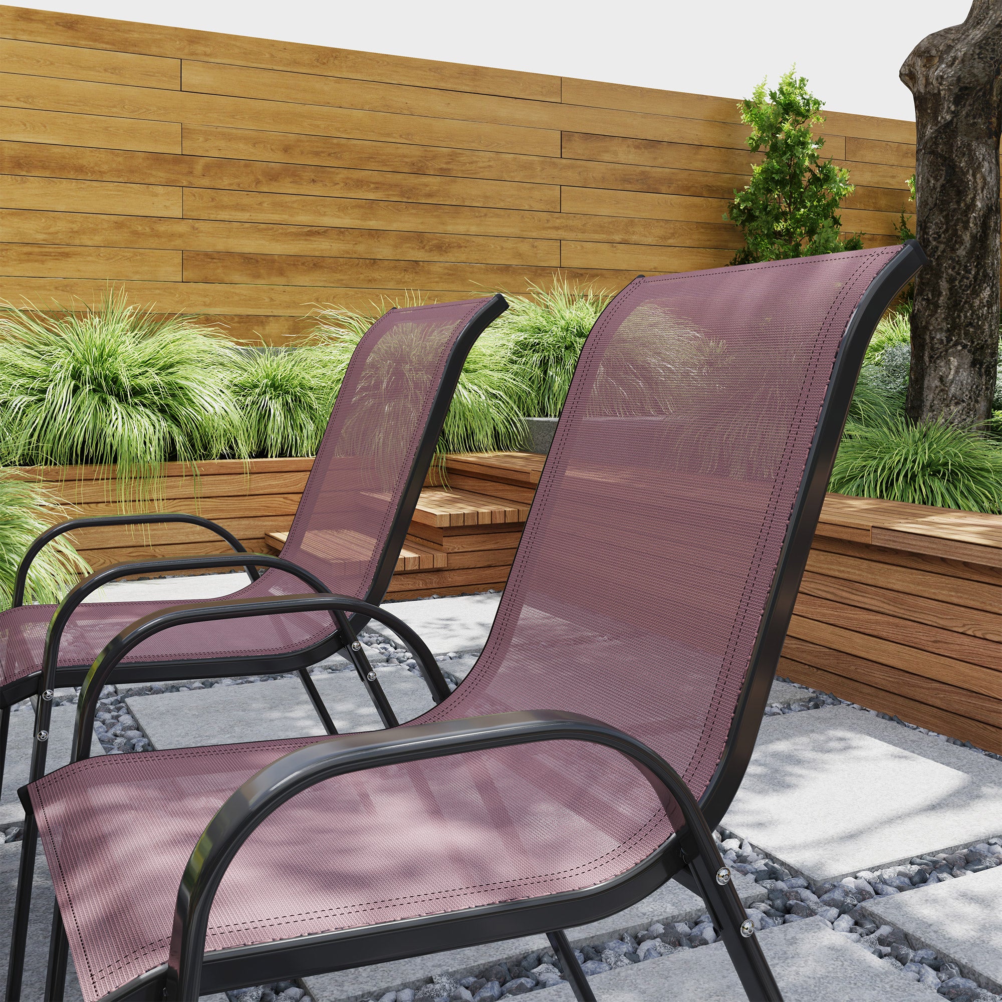 Stacking Outdoor Dining Chairs