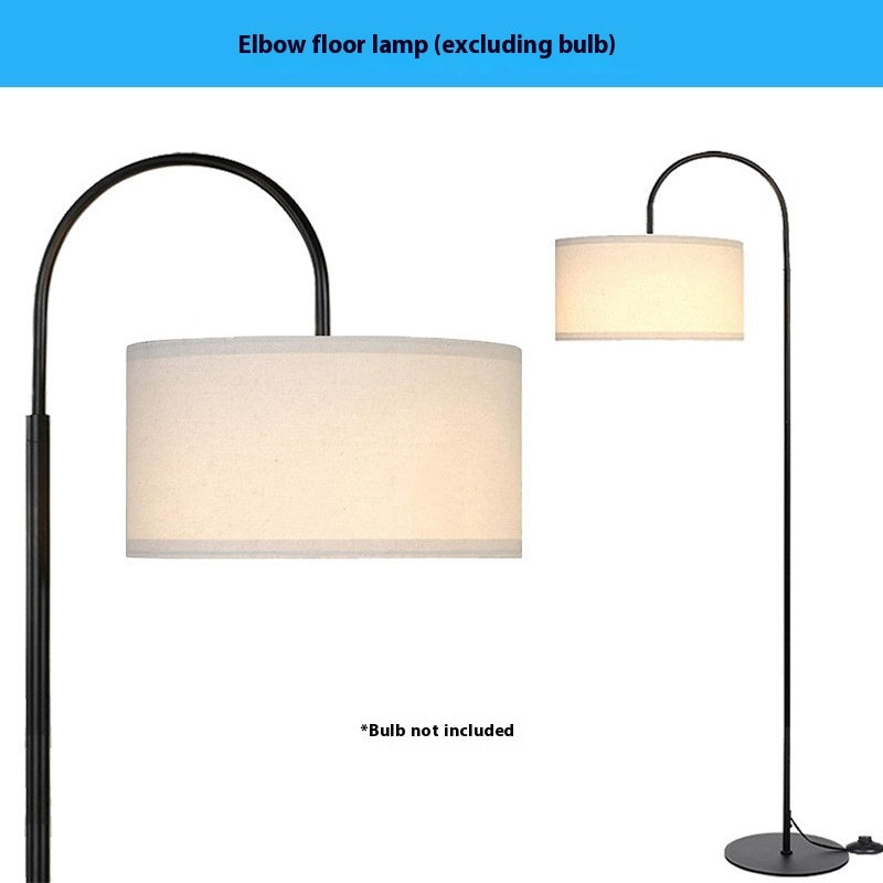 New Modern Simple Bedside Cloth Floor Lamp Floor Table Lamp