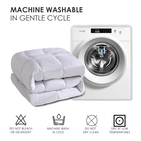 White Oversized Checkered Quilted Plump Duvet Luxury Hotel-grade Comfort For Bedrooms And Guesthouses. Winter-weight Warmth For Single/double Beds. Premium Breathable Microfiber Fabric. The Ultimate C