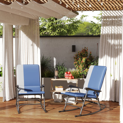 Outdoor Rocking Chairs Set of 2