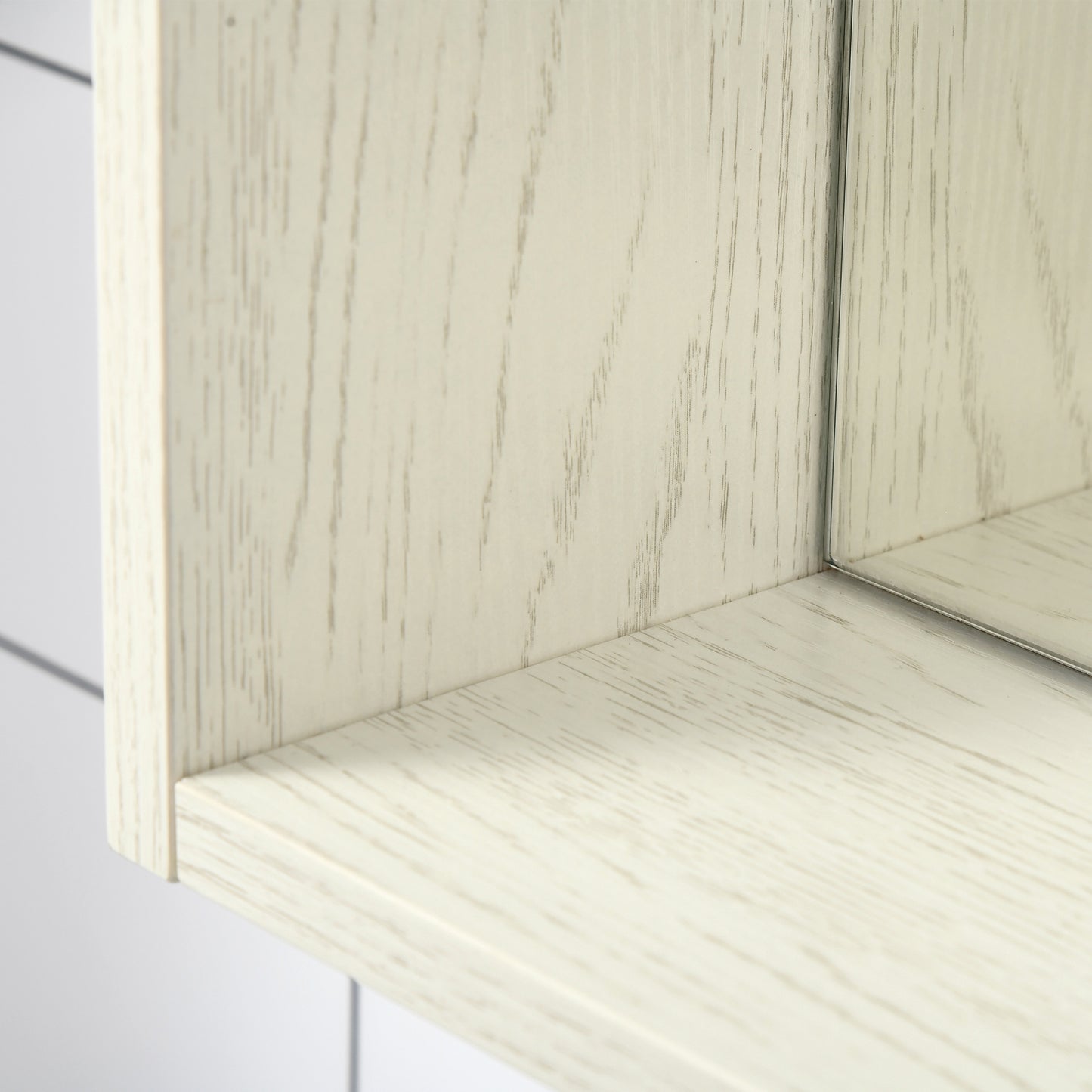 24.75" x 25.5" Bathroom Medicine Cabinet with Mirror