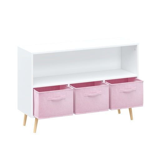 Pink Fabric Kids Bookshelf