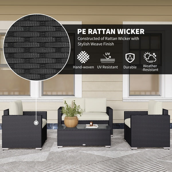 Rattan Modern Patio Set
