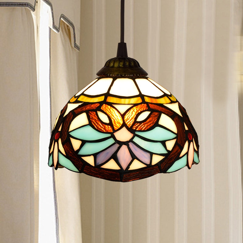 American Stained Glass Chandelier