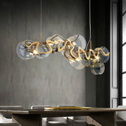 Glass Bar Chandelier