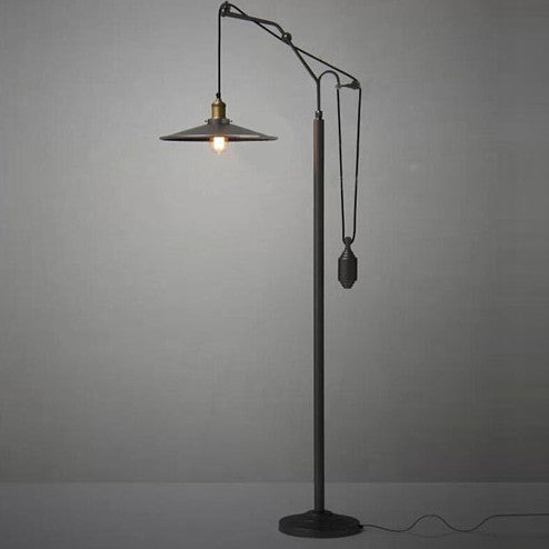 Vintage Iron Floor Lamp American Living Room