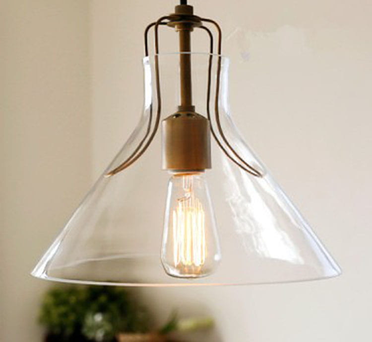 Creative Umbrella Glass Chandelier