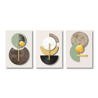 Abstract Geometric Canvas Art Set - 3PCS / 20x30cm