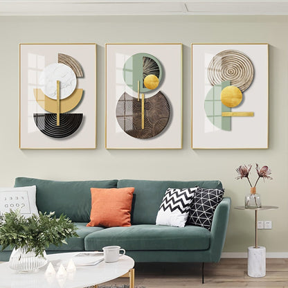 Abstract Geometric Canvas Art Set