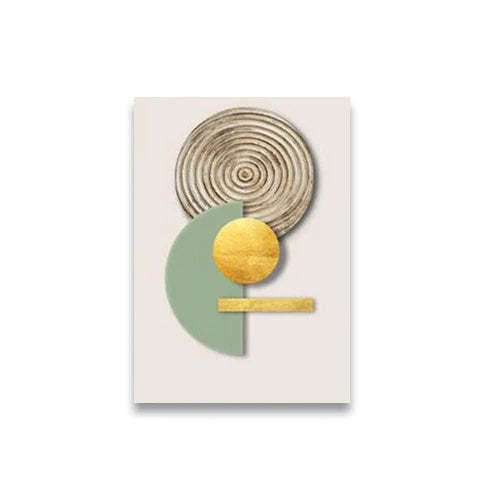 Abstract Geometric Canvas Art Set - A / 50x70cm