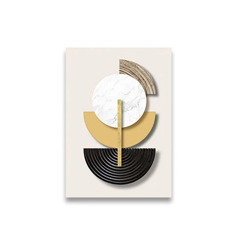 Abstract Geometric Canvas Art Set - C / 30x45cm