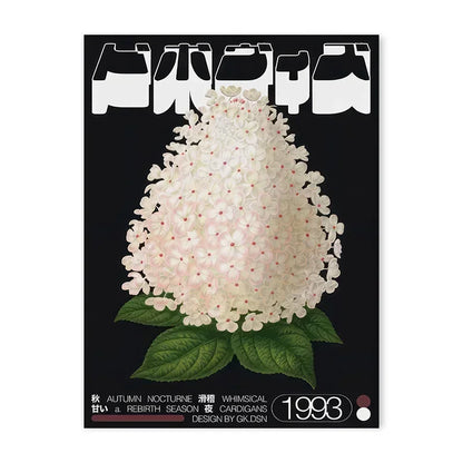 Abstract Japanese Wave Print Poster: Modern Home Wall Decor - Posters