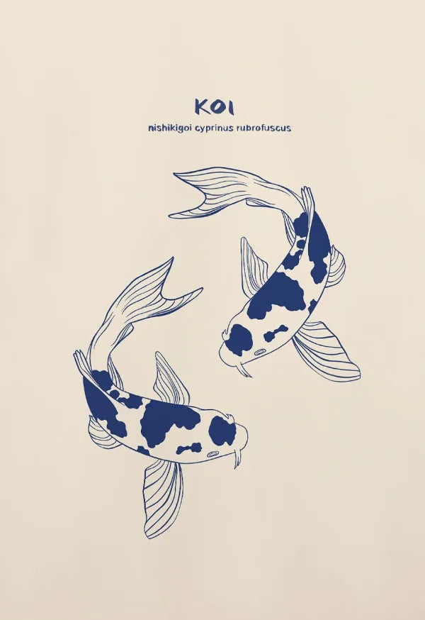 Abstract Lazy Cat Canvas Wall Art - 12 / 30x42cm Unframed