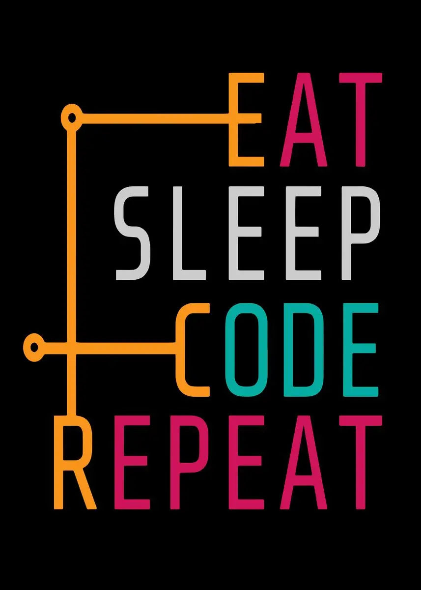 Abstract Programmer Gamer Canvas Wall Art - XY095-12 / 40X50cm Unframed - Posters