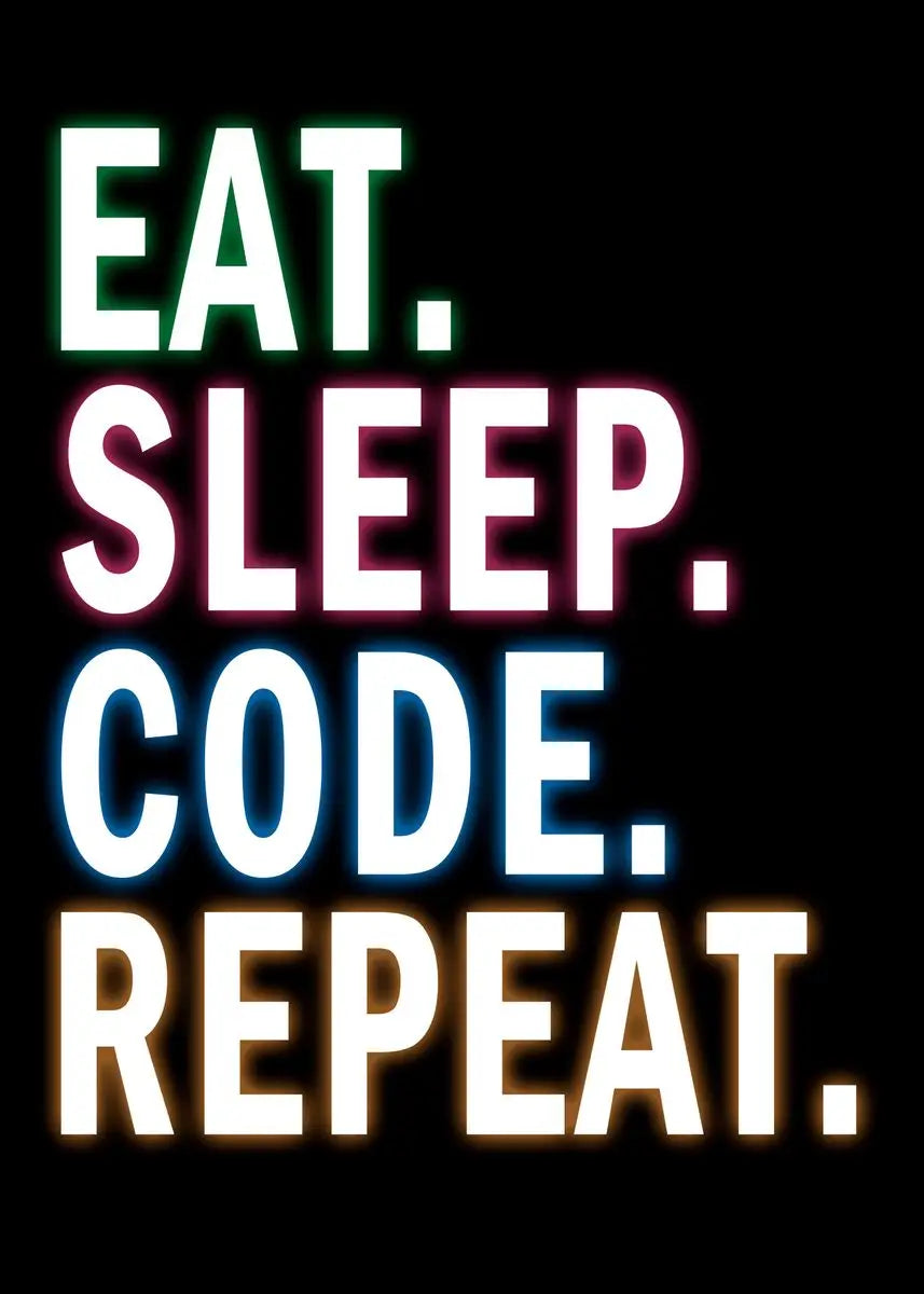 Abstract Programmer Gamer Canvas Wall Art - XY095-15 / 40X50cm Unframed - Posters