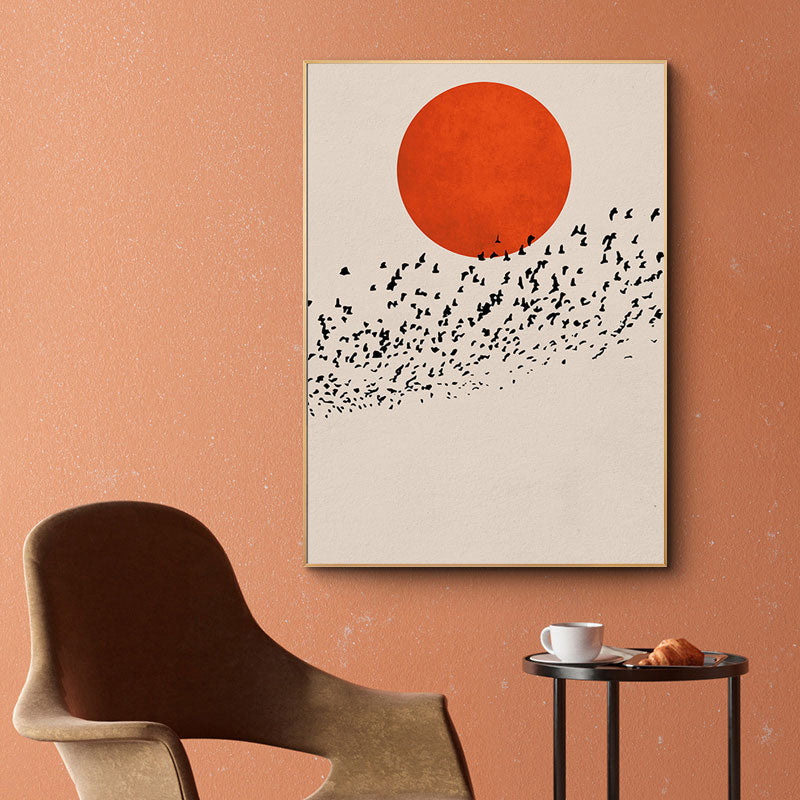Abstract Winter Landscape Canvas Print - Nordic Style - Posters