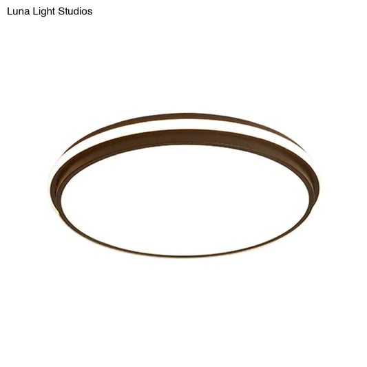 DecorBites™ Lámpara de techo LED empotrada de acrílico en negro nórdico - Diseño cuadrado/redondo/rectangular, luz blanca/tricolor