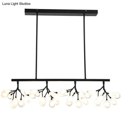 وحدة إضاءة جزيرة الأكريليك DecorBites™: تصميم بسيط مع 36 لمبة - مثالية لغرف الطعام!