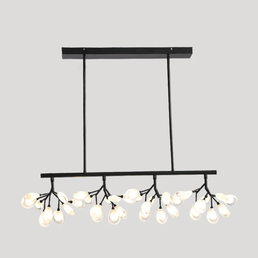 وحدة إضاءة جزيرة الأكريليك DecorBites™: تصميم بسيط مع 36 لمبة - مثالية لغرف الطعام!