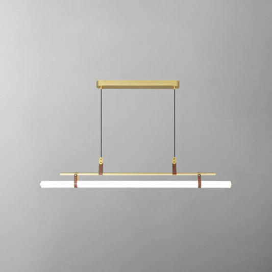 DecorBites™ Acrylic Island Pendant Light: Sleek Pole Design with LED: Perfect for Dining Room