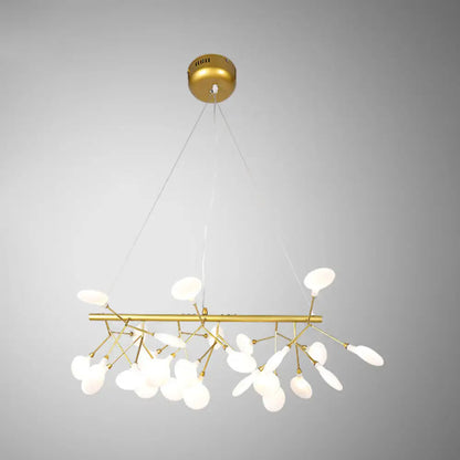 وحدة إضاءة LED معلقة على شكل ورقة أكريليك من DecorBites™ لغرفة الطعام - إضاءة جزيرة عصرية