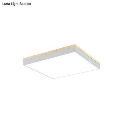 Lámpara de techo LED acrílica DecorBites™ para habitación infantil y pasillo - Lámpara de techo cuadrada Macaron Loft