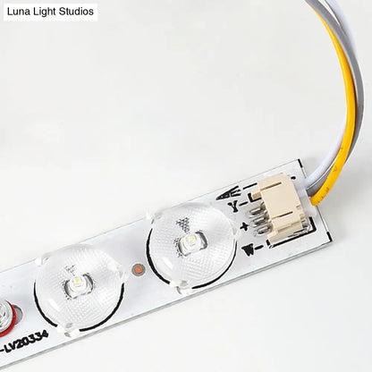 DecorBites™ Acrylic LED Flush Ceiling Light with Cute Doggy Design - Pink