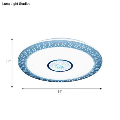 Lámpara de techo LED empotrada DecorBites™ de acrílico para sala de estar y dormitorio infantil