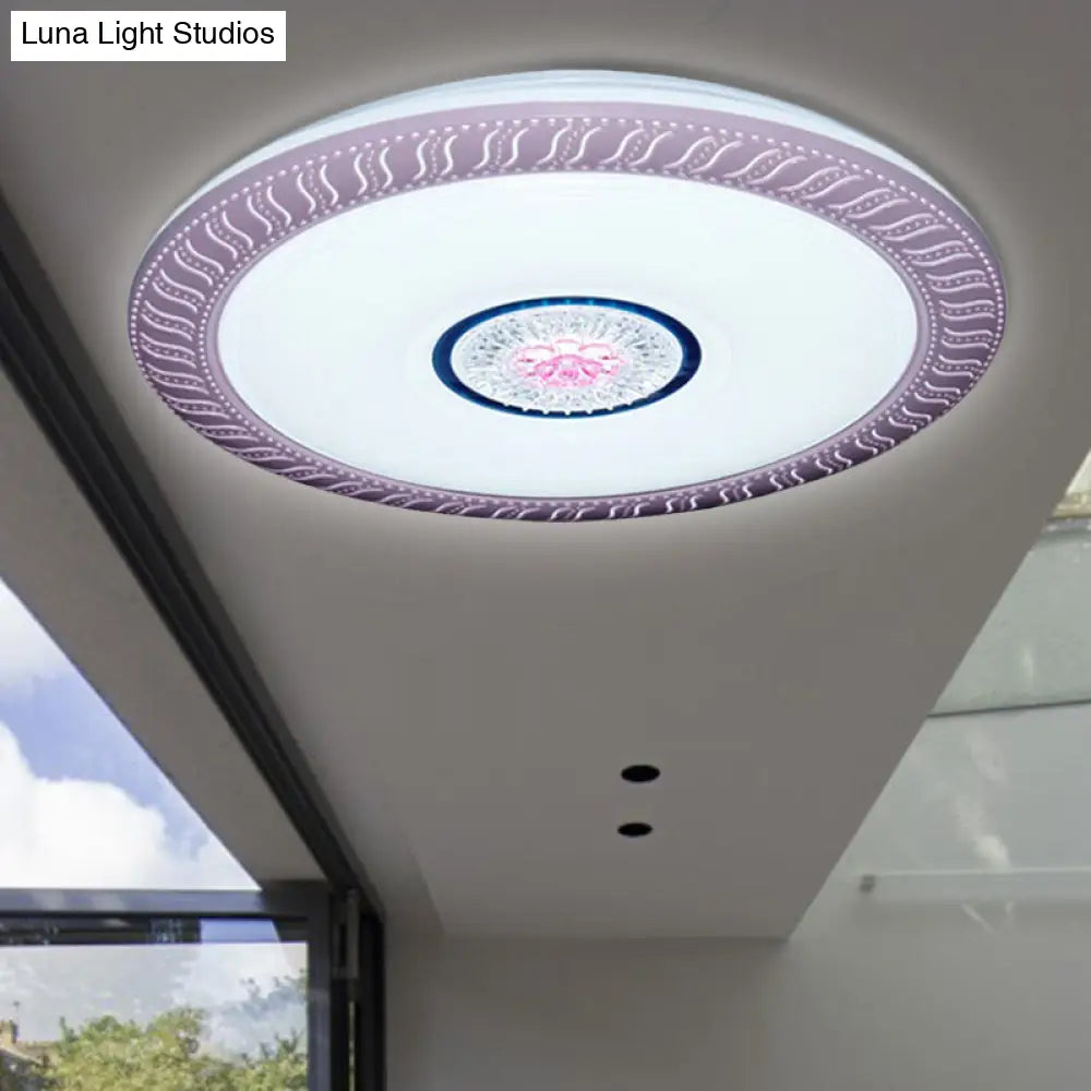 Lámpara de techo LED empotrada DecorBites™ de acrílico para sala de estar y dormitorio infantil