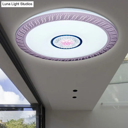 Lámpara de techo LED empotrada DecorBites™ de acrílico para sala de estar y dormitorio infantil