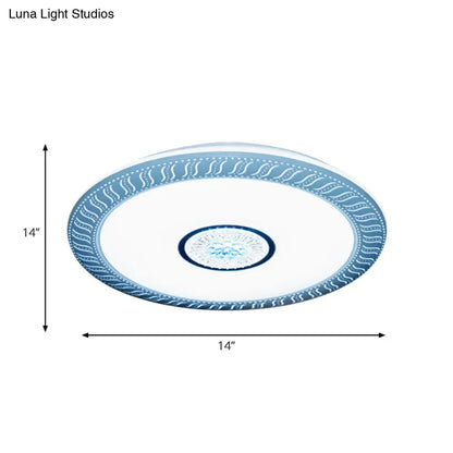 Lámpara de techo LED empotrada DecorBites™ de acrílico para sala de estar y dormitorio infantil