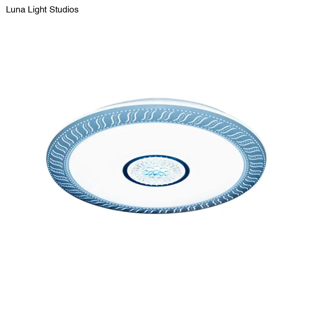 Lámpara de techo LED empotrada DecorBites™ de acrílico para sala de estar y dormitorio infantil