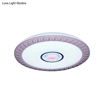 Lámpara de techo LED empotrada DecorBites™ de acrílico para sala de estar y dormitorio infantil