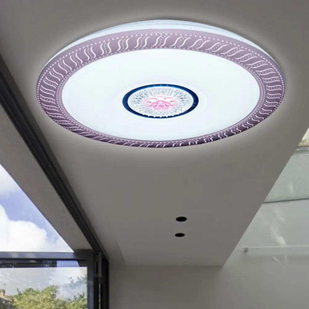 Lámpara de techo LED empotrada DecorBites™ de acrílico para sala de estar y dormitorio infantil