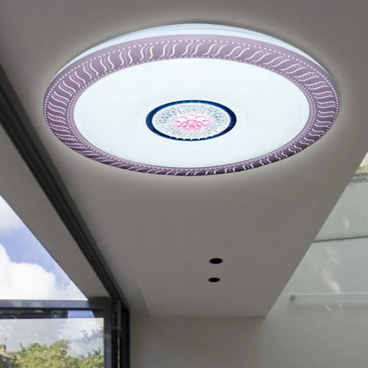 Lámpara de techo LED empotrada DecorBites™ de acrílico para sala de estar y dormitorio infantil