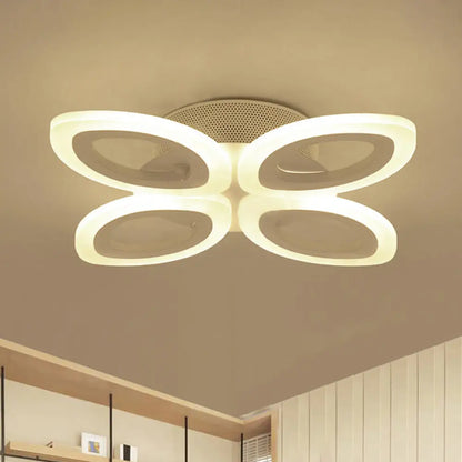 Lámpara de techo empotrada LED acrílica DecorBites™ en blanco moderno - Disponible en 3 anchos