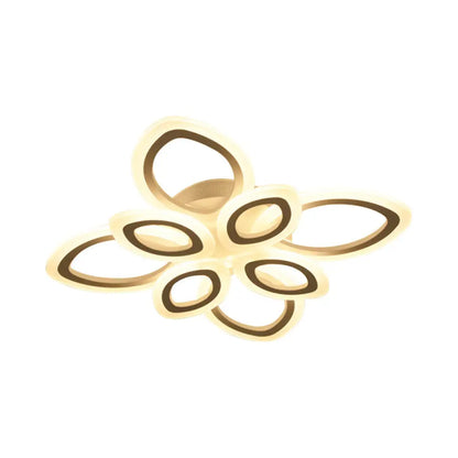 Lámpara de techo empotrada LED acrílica DecorBites™ en blanco moderno - Disponible en 3 anchos