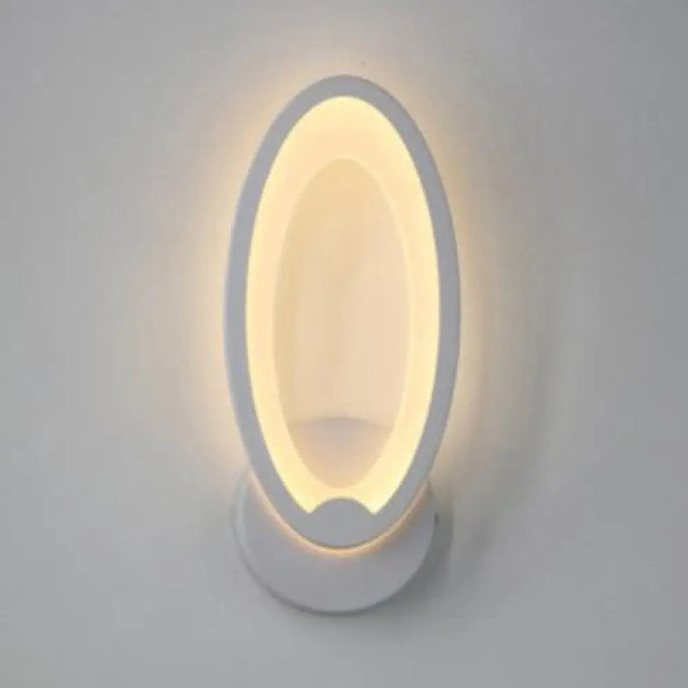 DecorBites™ Acrylic LED Wall Sconce Light in Triangle, Oval, and Teardrop Shapes - Warm or White