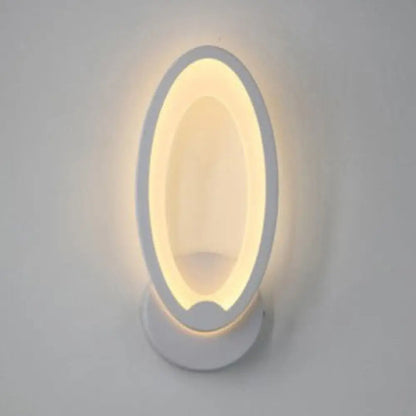 DecorBites™ Acrylic LED Wall Sconce Light in Triangle, Oval, and Teardrop Shapes - Warm or White