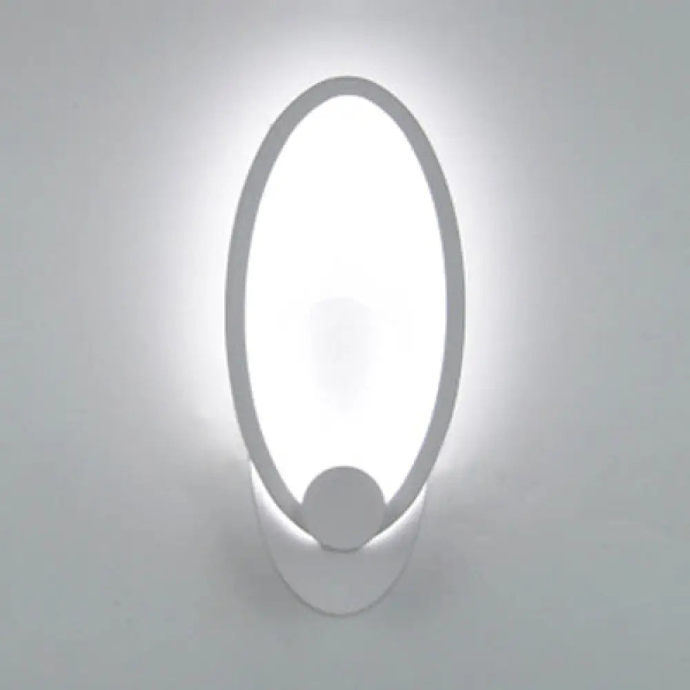DecorBites™ Acrylic LED Wall Sconce Light in Triangle, Oval, and Teardrop Shapes - Warm or White