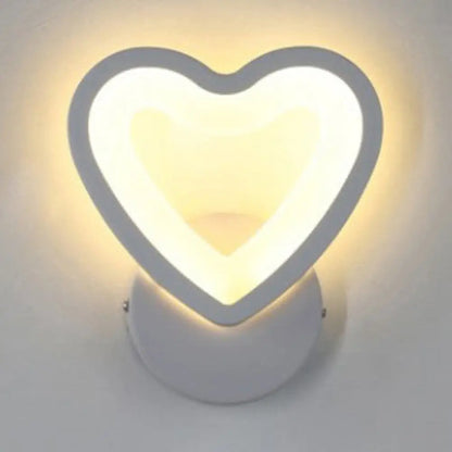 DecorBites™ Acrylic LED Wall Sconce Light in Triangle, Oval, and Teardrop Shapes - Warm or White
