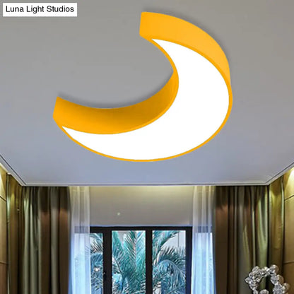 DecorBites™ DecorBites™ Acrylic Lovely Ceiling Fixture Light for Crescent Child Bedroom