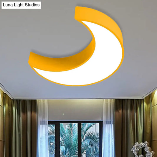 Lámpara de techo acrílica DecorBites™ para dormitorio infantil Crescent