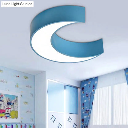 DecorBites™ DecorBites™ Acrylic Lovely Ceiling Fixture Light for Crescent Child Bedroom
