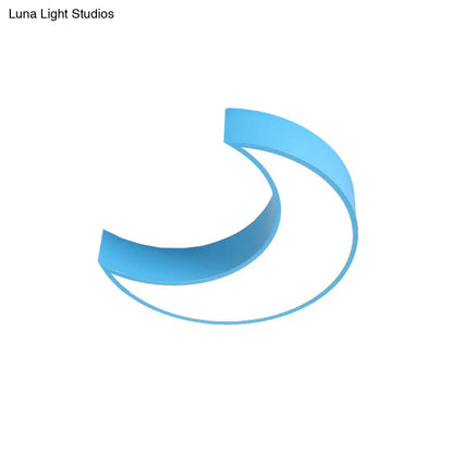 DecorBites™ DecorBites™ Acrylic Lovely Ceiling Fixture Light for Crescent Child Bedroom