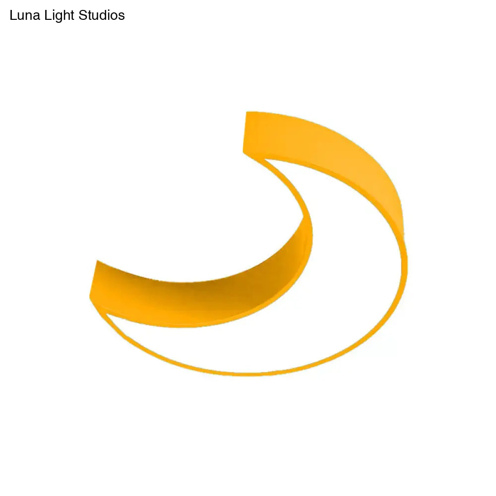 DecorBites™ DecorBites™ Acrylic Lovely Ceiling Fixture Light for Crescent Child Bedroom