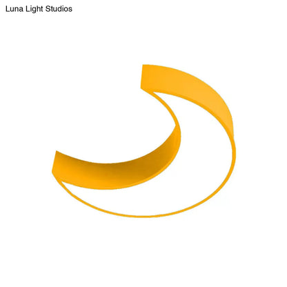 DecorBites™ DecorBites™ Acrylic Lovely Ceiling Fixture Light for Crescent Child Bedroom